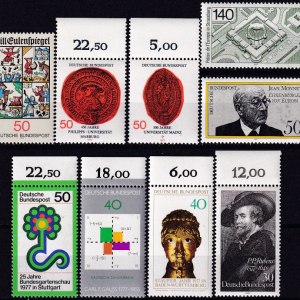 Germania 1977 - 9 serii intregi MNH