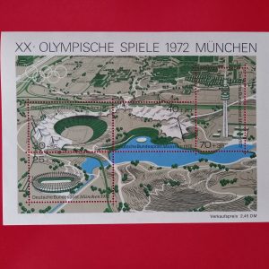 Germania 1972 - serie completa MNH in bloc