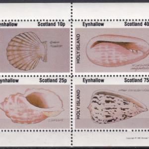 Eynhallow (posta locala Scotia) 1976 - serie completa MNH in bloc