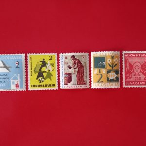 Yugoslavia 1957-1960 - 5 serii intregi MNH - fiscale
