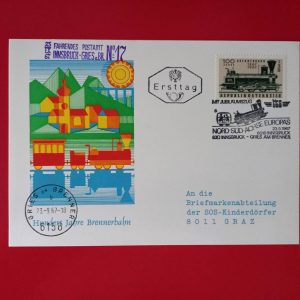 Austria 1967 - carton filatelic - stampile prima zi