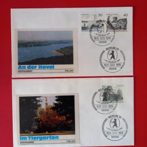 Berlin 1976 - 2 FDC - set complet
