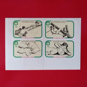 Eynhallow (posta locala Scotia) 1975 - serie completa MNH in bloc nedantelat