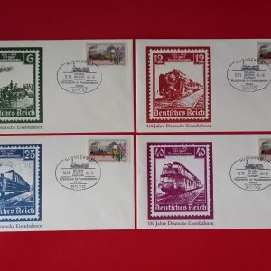 Germania 1985 - 4 FDC - set complet