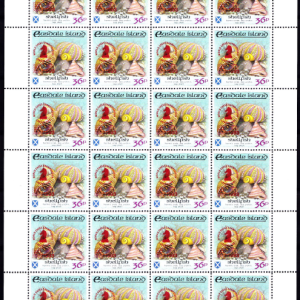 Insula Easdale (posta locala Scotia) 1993 - coala MNH - supratipare