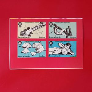 Insulele Bernera (posta locala Scotia) 1975 - serie completa MNH in bloc nedantelat