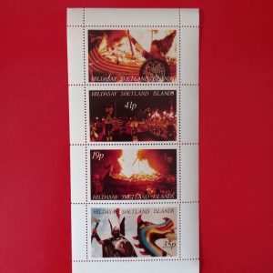 Insulele Shetland (posta locala Scotia) 1997 - serie completa MNH in straif vertical