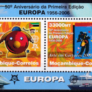 Mozambic 2004 - serie completa MNH - pereche cu tabs