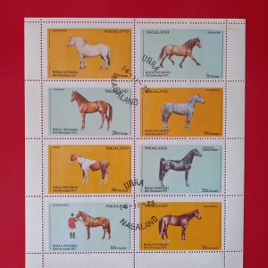 Nagaland (posta locala India) 1973 - serie completa in bloc