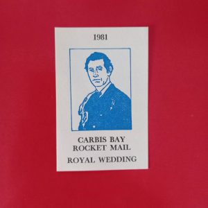 Carbis Bay Rocket Mail (posta locala Anglia) 1981 - colita MNH