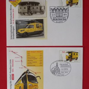 Germania 2014 - 2 plicuri ocazionale - stampile aniversare