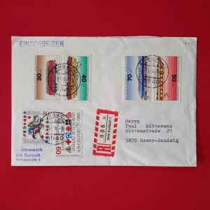 Germania 1986 - plic circulat