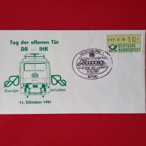 Germania 1981 - FDC tematica feroviara