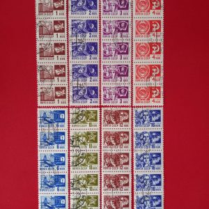 URSS 1966 - serie completa x5 in straifuri verticale