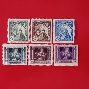 Cehoslovacia 1919 - serie completa MH (Michel68euro)