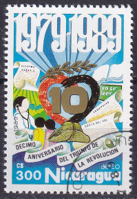 Nicaragua 1989 - serie intreaga