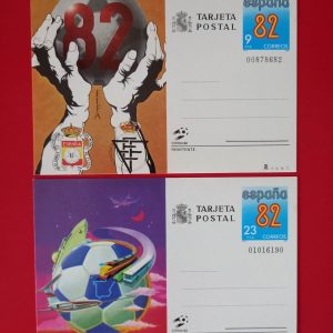 Spania 1982 - 2 CP necirculate CM fotbal - set complet