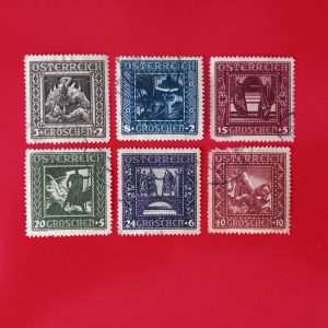 Austria 1926 - serie completa (Michel18euro)