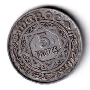 Maroc 1951 - 5 franci