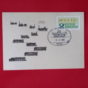 Germania 1982 - CF - stampila feroviara prima zi