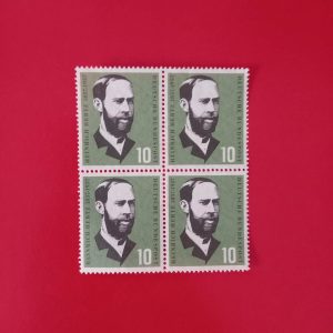 Germania 1957 - serie intreaga MNH in bloc de 4 (Michel6,8euro)