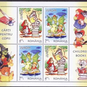 Romania CEPT 2010 - serie completa MNH x2 in bloc cu tabs