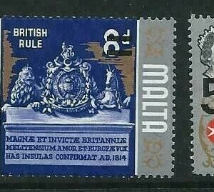 Malta 1972 - serie completa MNH - supratipare