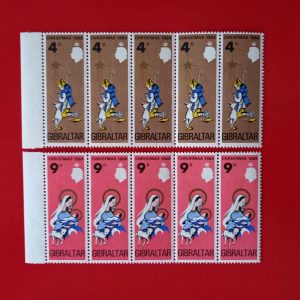 Gibraltar 1968 - serie completa MNH x5 - straifuri