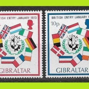 Gibraltar 1973 - serie completa MNH