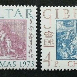 Gibraltar 1973 - serie completa MNH