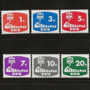 Gibraltar 1976 - serie completa MNH