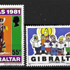 Gibraltar 1981 - serie completa MNH