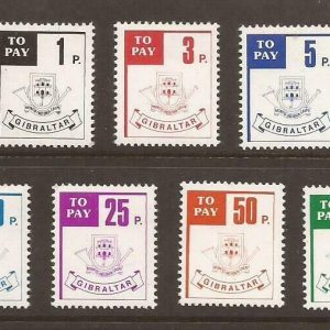 Gibraltar 1984 - serie completa MNH (Michel8euro)