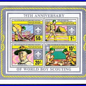 Tanzania 1982 - serie completa MNH in bloc