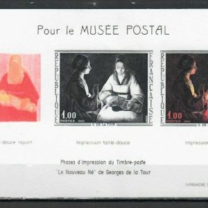 Franta 1966 - test tipar - bloc MNH