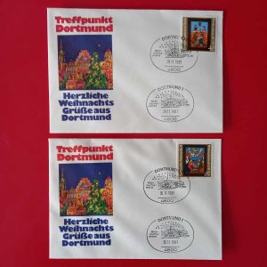 Germania 1981 - 2 FDC - set complet