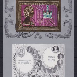 Guineea Bissau 1978 - colita - foita aur 24k