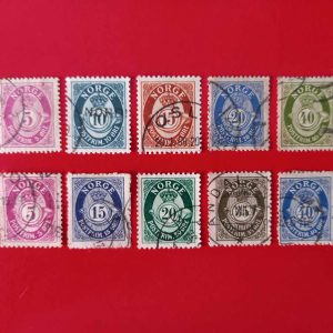 Norvegia 1921/1922 - 2 serii complete