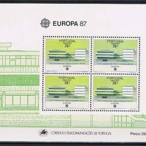 Portugalia (Madeira) CEPT 1987 - serie intreaga x4 in bloc MNH (Michel30euro)