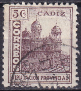 Spania 1938 (Cadiz - posta locala) - serie intreaga