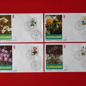 Berlin 1983 - 4 FDC - set complet