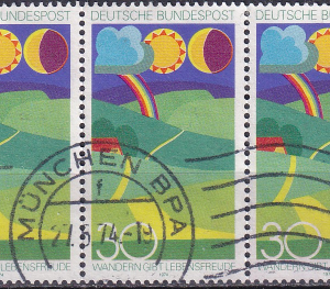 Germania 1974 - serie intreaga x3 - straif