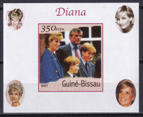 Guineea Bissau 2001 - colita MNH