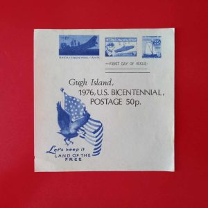 Insula Gugh (posta locala Scotia) 1976 - colita - stampila prima zi