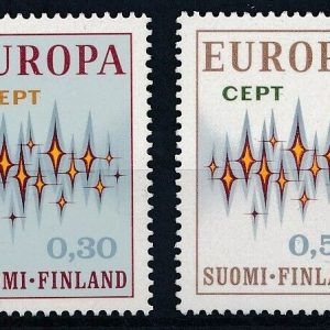 Finlanda CEPT 1972 - serie completa MNH