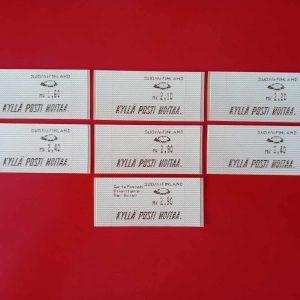 Finlanda 1991 - serie completa MNH (timbre de automat / self adhesive)