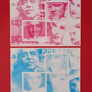Somalia 2002 - serie completa MNH in bloc nedantelat x2 - var.1/var.2