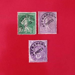 Franta 1926/1929 - marci postale prestampilate MNH/MH