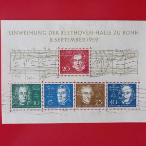 Germania 1959 - serie completa in bloc (Michel50euro)