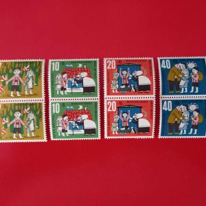 Germania 1961 - serie completa MNH x2 - perechi verticale